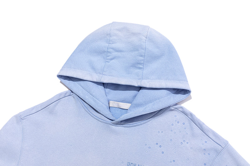 13DE MARZO Rainy Day Hoodie Blue