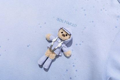 13DE MARZO Rainy Day Hoodie Blue