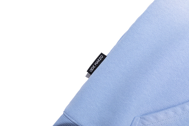 13DE MARZO Rainy Day Hoodie Blue