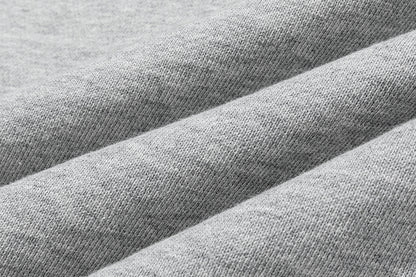 13DE MARZO Lace Edge Zip Hoodie Grey