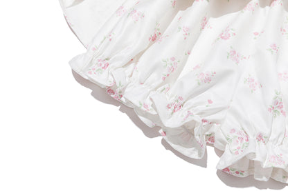 13DE MARZO BabyBear Floral Print Bloomer Shorts
