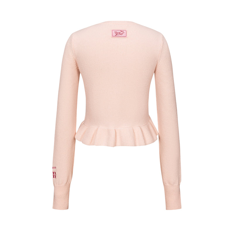 13DE MARZO RONRON Bear Ribbon Cardigan - 13DE MARZO