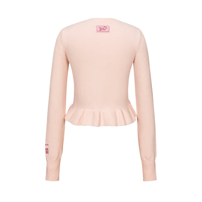 13DE MARZO RONRON Bear Ribbon Cardigan - 13DE MARZO