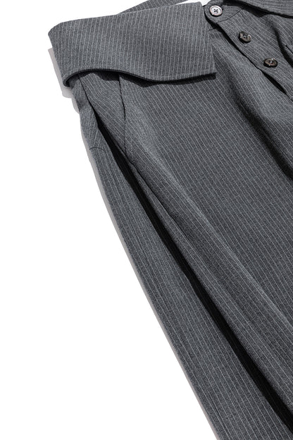 13DE MARZO Bear Shirt Casual Pants Grey