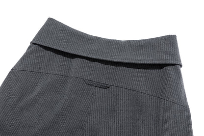 13DE MARZO Bear Shirt Casual Pants Grey