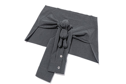 13DE MARZO Bear Shirt Casual Pants Grey