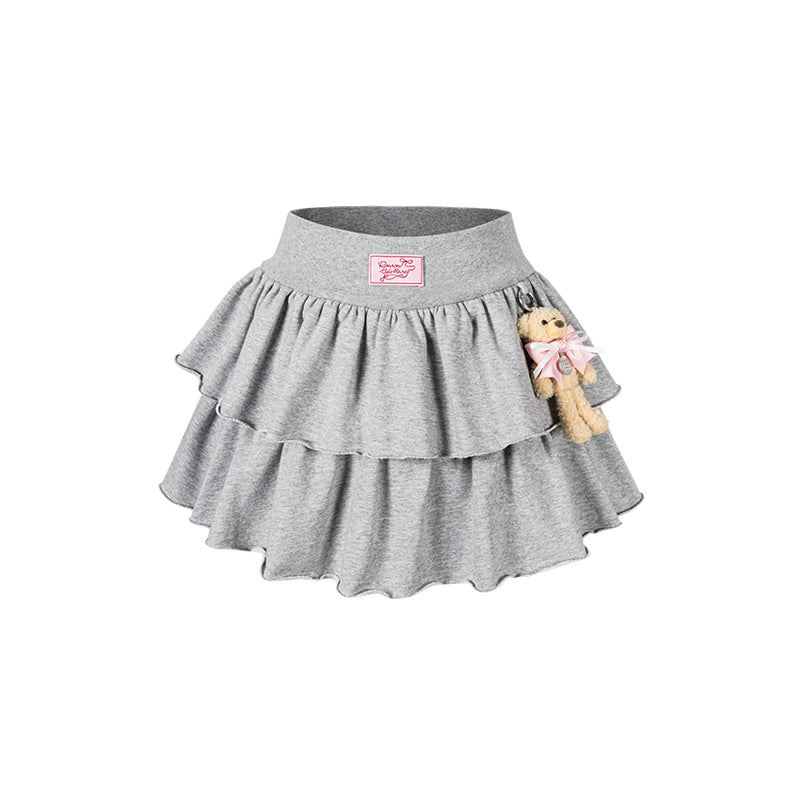 13DE MARZO RONRON Bear Ruffle Skort - 13DE MARZO