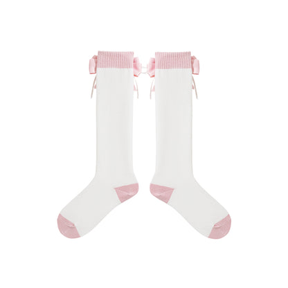 13DE MARZO RONRON Bear Ribbon Socks - 13DE MARZO