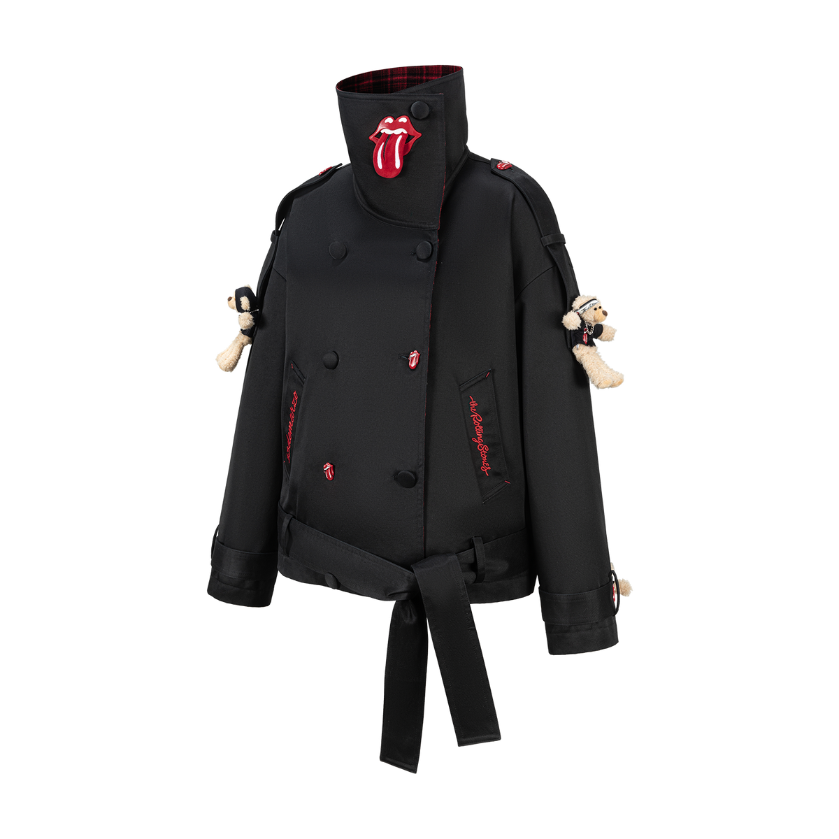 13DE MARZO Rolling Stones Tongue Coat