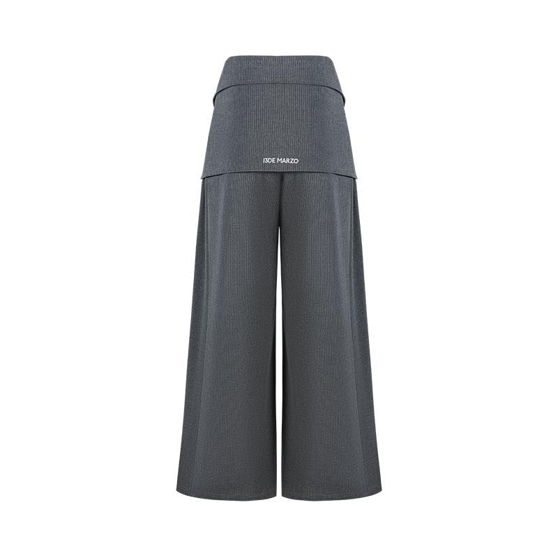 13DE MARZO Bear Shirt Casual Pants Grey