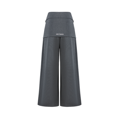 13DE MARZO Bear Shirt Casual Pants Grey