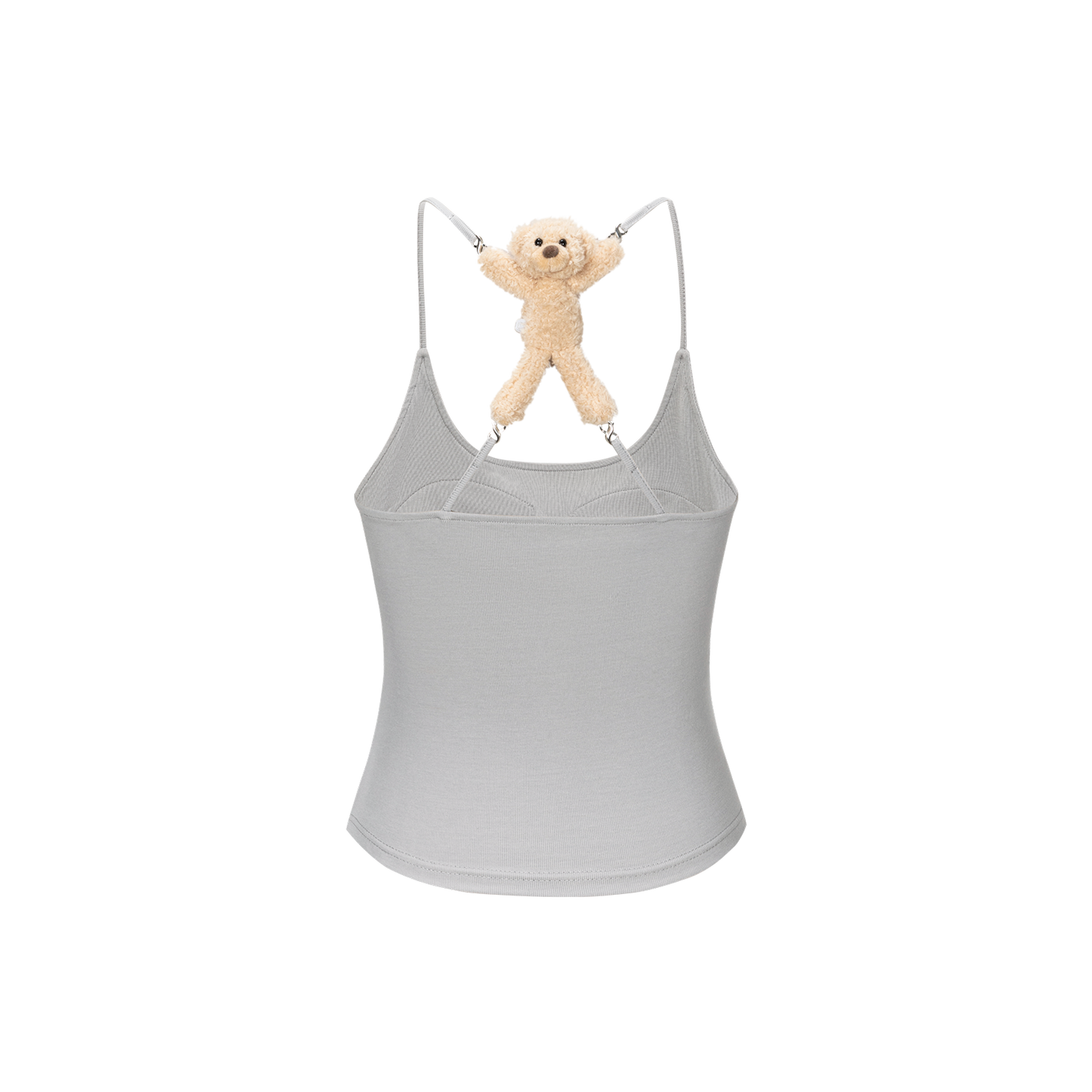13DE MARZO Back Bear Harness Top Grey - 13DE MARZO