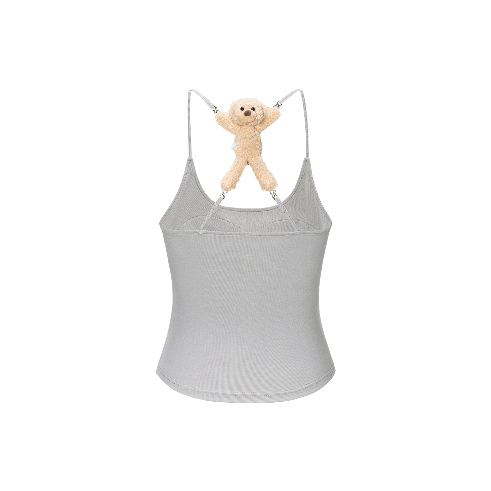 13DE MARZO Back Bear Harness Top Grey - 13DE MARZO