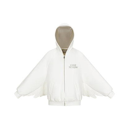 13DE MARZO Angel Devil Bear Zipped Hoodie - 13DE MARZO