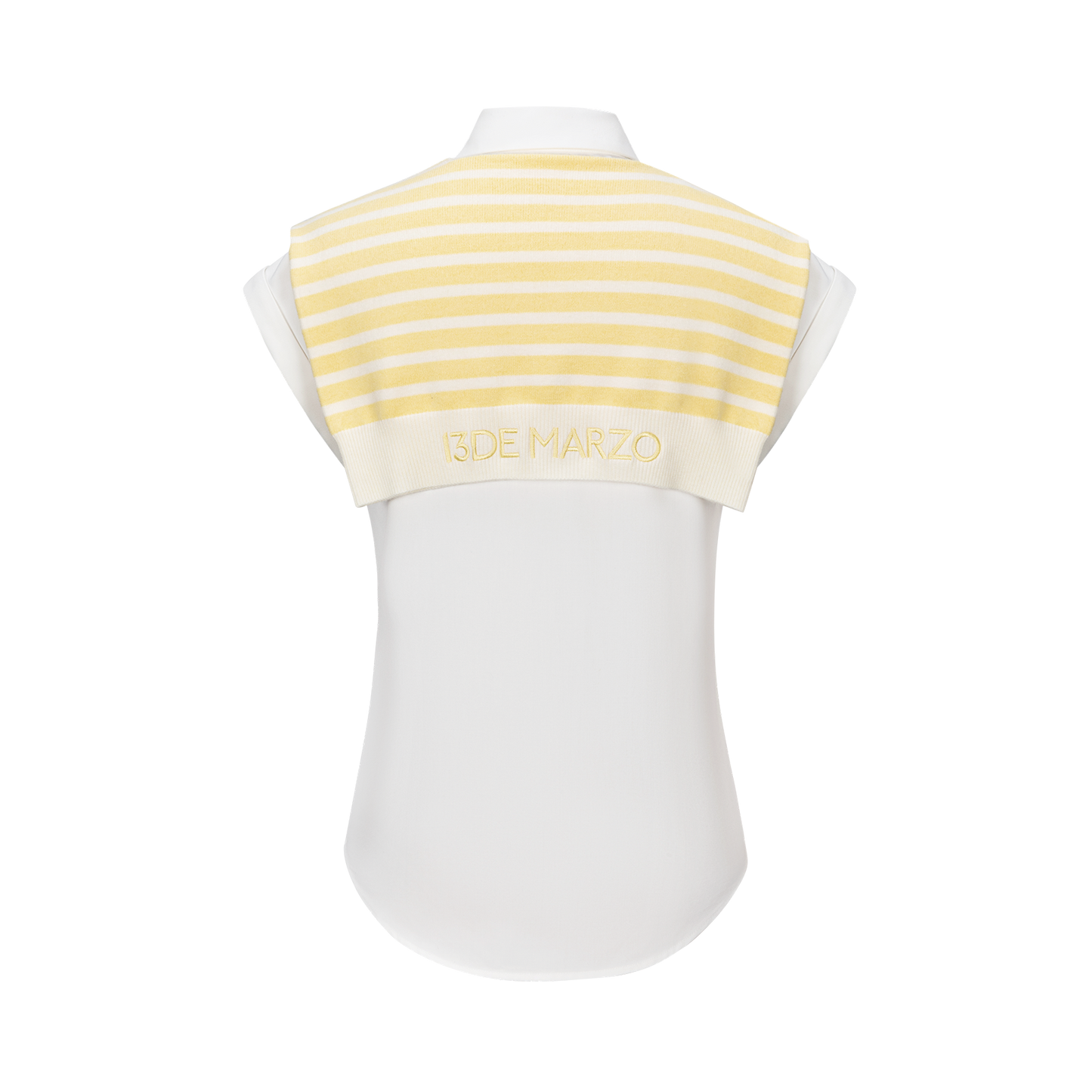 13DE MARZO Golf Shirt Two-Piece Set Yellow - 13DE MARZO