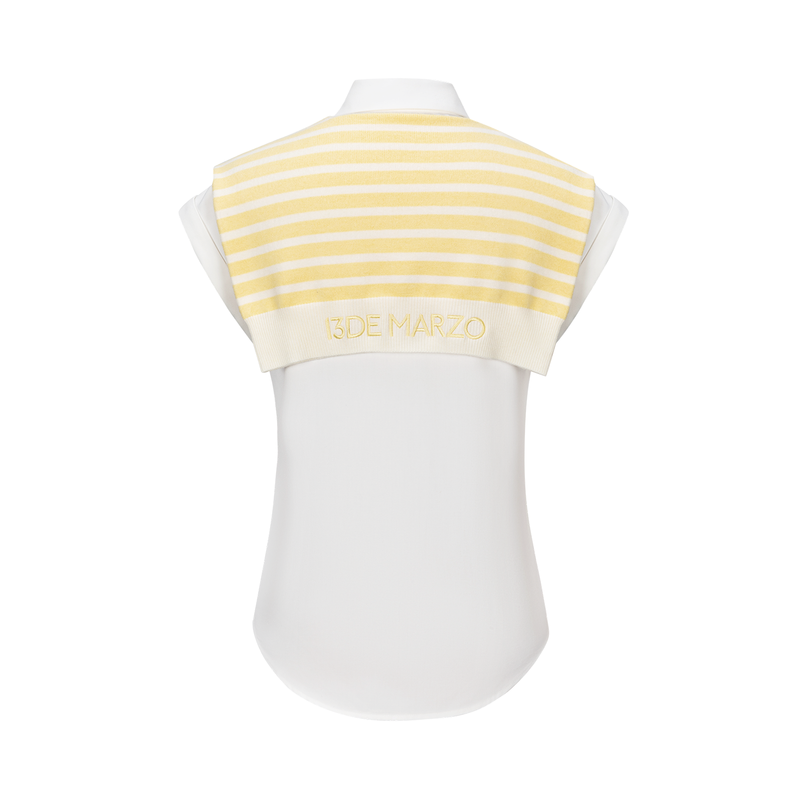 13DE MARZO Golf Shirt Two-Piece Set Yellow - 13DE MARZO