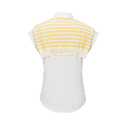 13DE MARZO Golf Shirt Two-Piece Set Yellow - 13DE MARZO