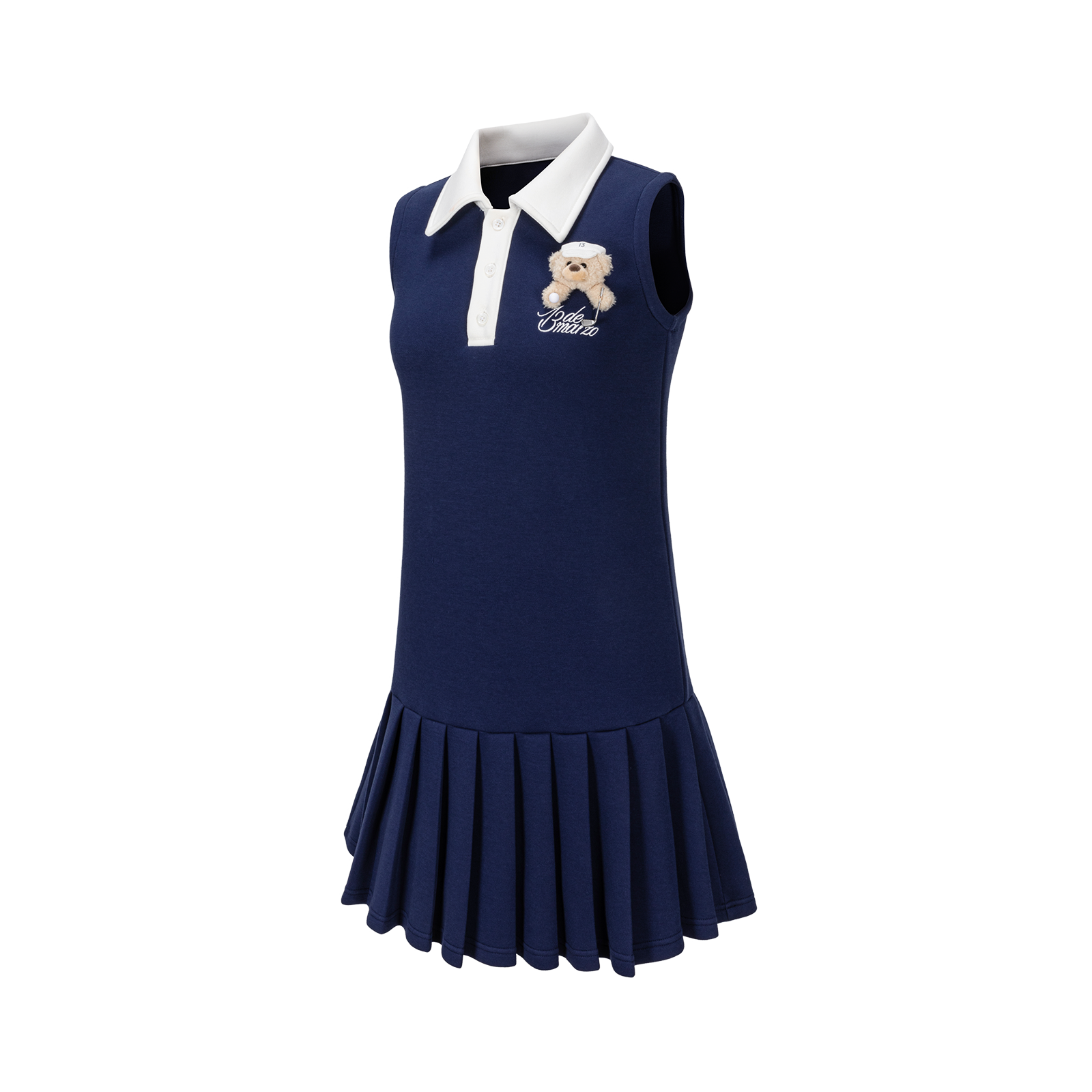 13DE MARZO Golf Bear Dress Navy Blue - 13DE MARZO