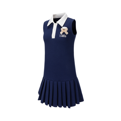 13DE MARZO Golf Bear Dress Navy Blue - 13DE MARZO