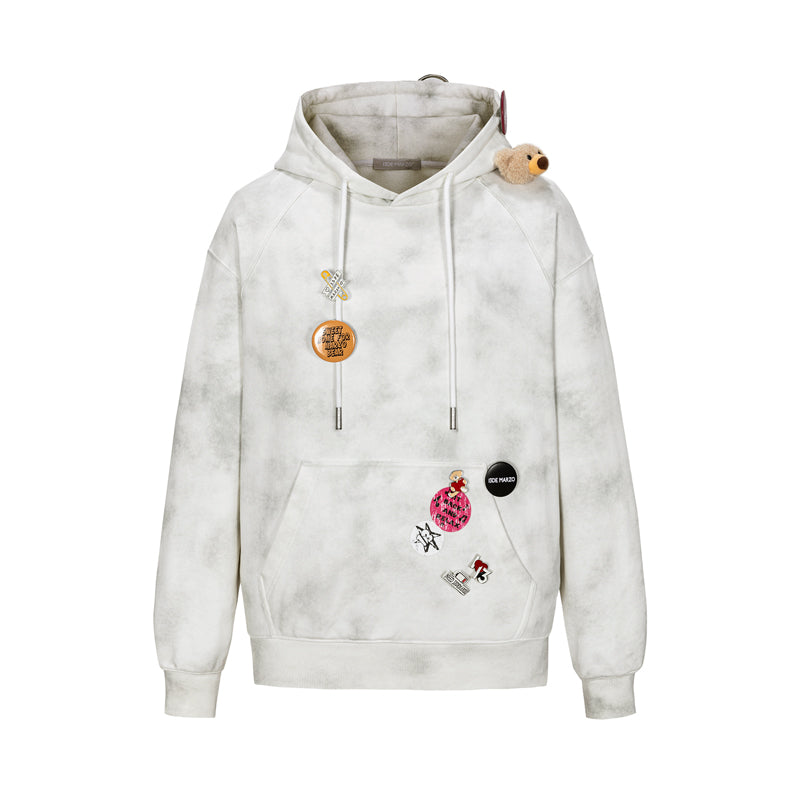 13DE MARZO Badge Retro Hoodie - 13DE MARZO