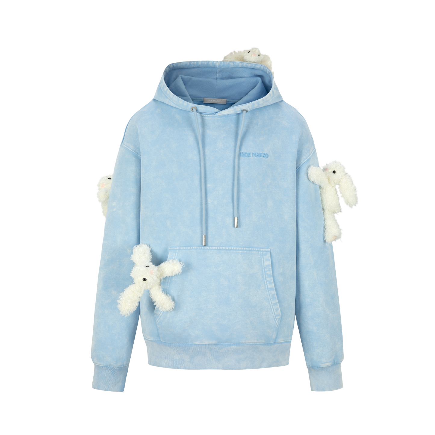 13DE MARZO Doozoo Washed Faded Hoodie