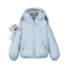 13DE MARZO Elephant Bear Puffer Jacket