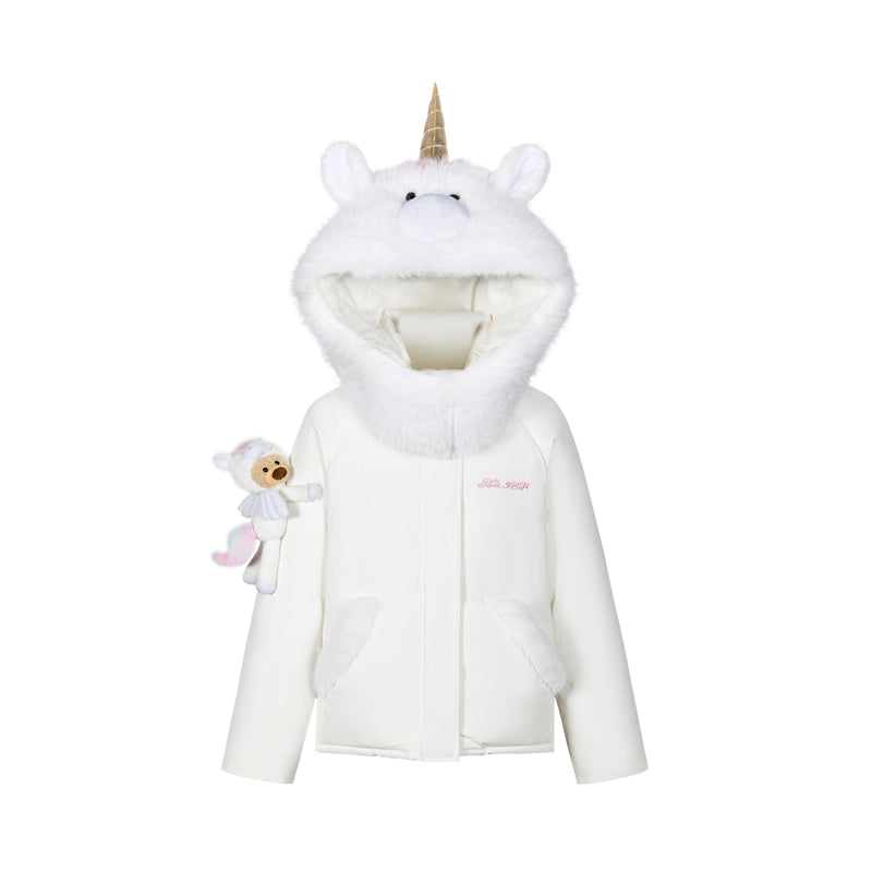 13DE MARZO Unicorn Bear Puffer Jacket - 13DE MARZO
