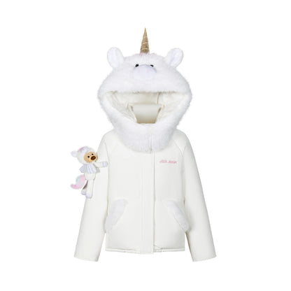 13DE MARZO Unicorn Bear Puffer Jacket - 13DE MARZO