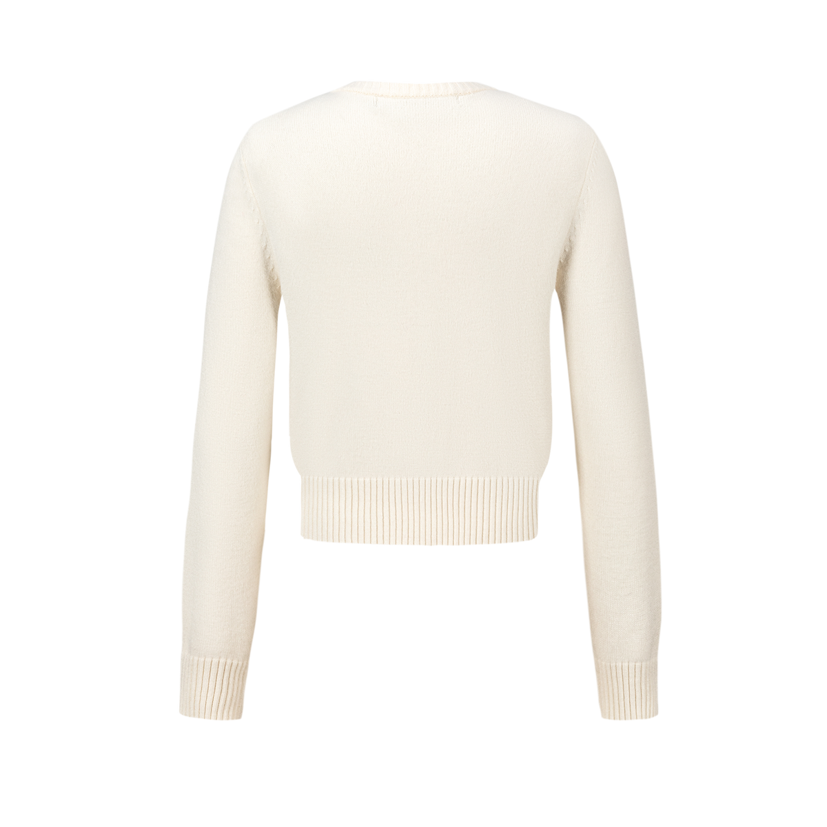 13DE MARZO Snow Bear Scarf  Knit Cardigan Beige