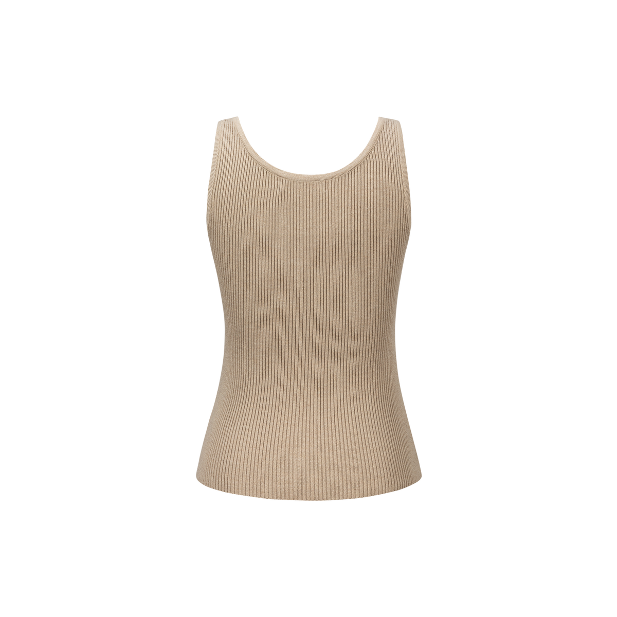 13DE MARZO Henley Neck Knit Vest Khaki