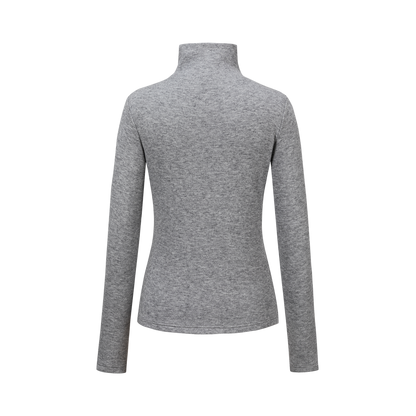 13DE MARZO Knit Turtleneck Base Layer Grey
