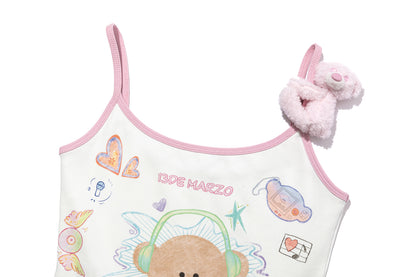 13DE MARZO Musical Festvial Bear Camisole - 13DE MARZO