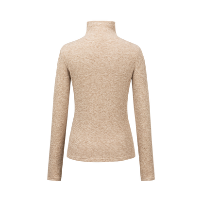 13DE MARZO Knit Turtleneck Base Layer Khaki