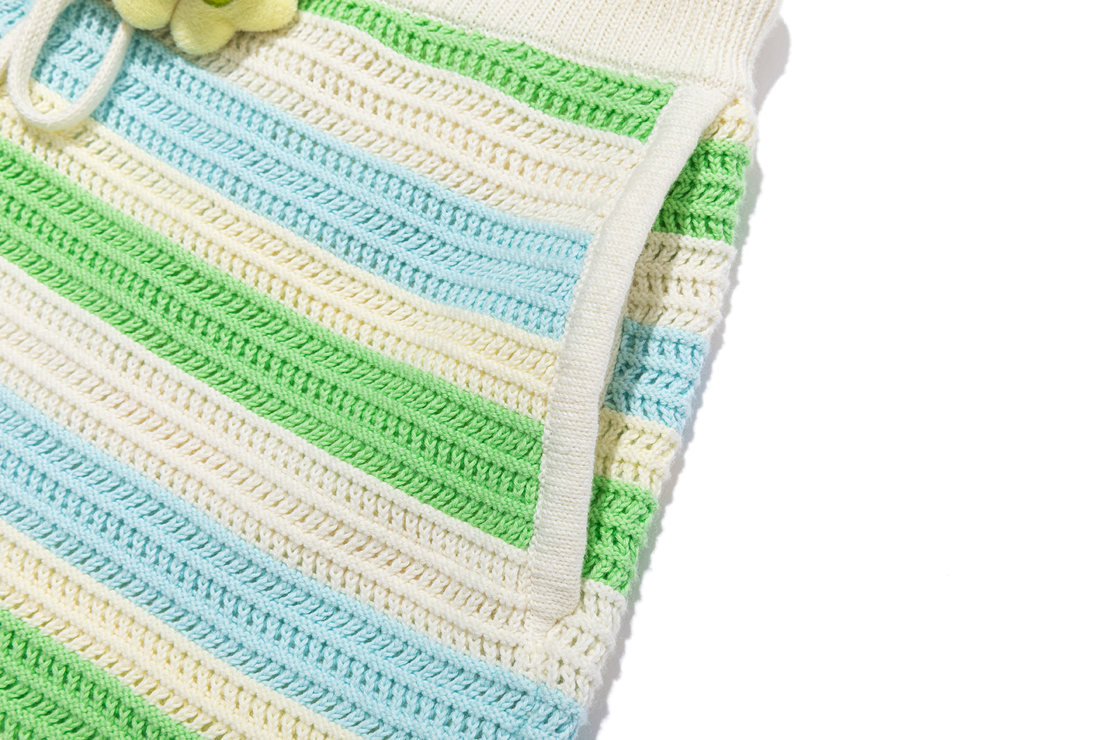 13DE MARZO Floral Bear Knit Shorts - 13DE MARZO