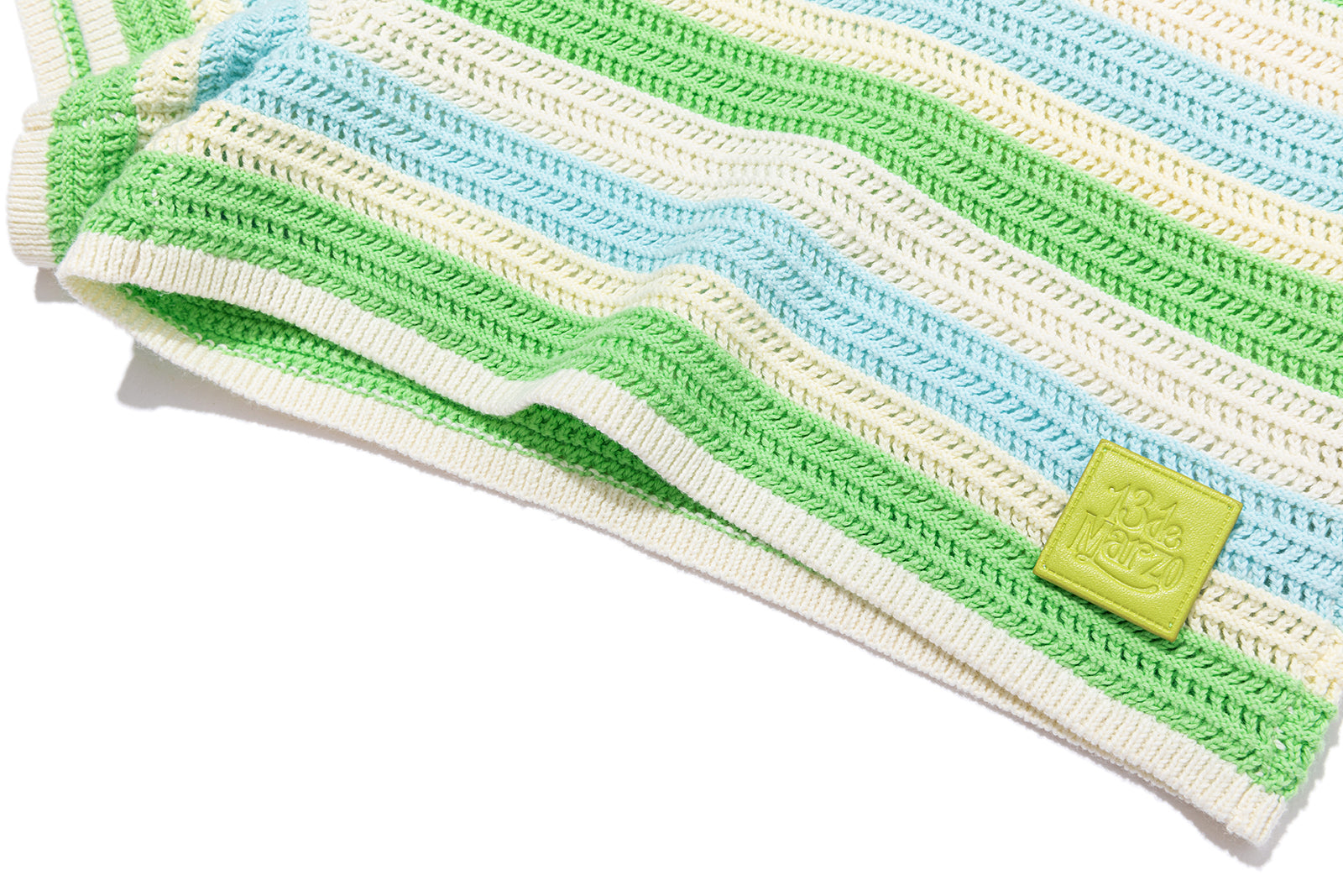 13DE MARZO Floral Bear Knit Shorts - 13DE MARZO