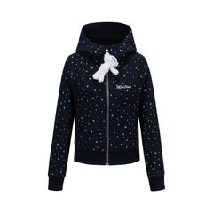 13DE MARZO Galaxy Spark Slim Fit Hoodie Navy Blue