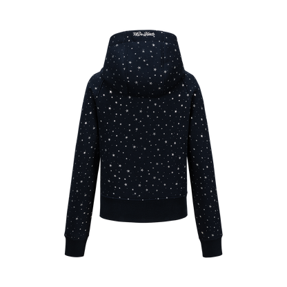 13DE MARZO Galaxy Spark Slim Fit Hoodie Navy Blue