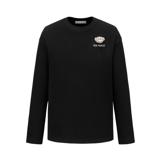 13DE MARZO Doozoo Long Sleeve T-shirt Black