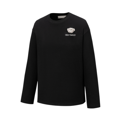 13DE MARZO Doozoo Long Sleeve T-shirt Black