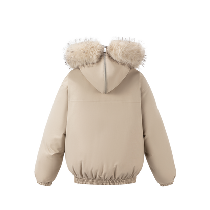 13DE MARZO Snow Bear Padded Jacket Almond