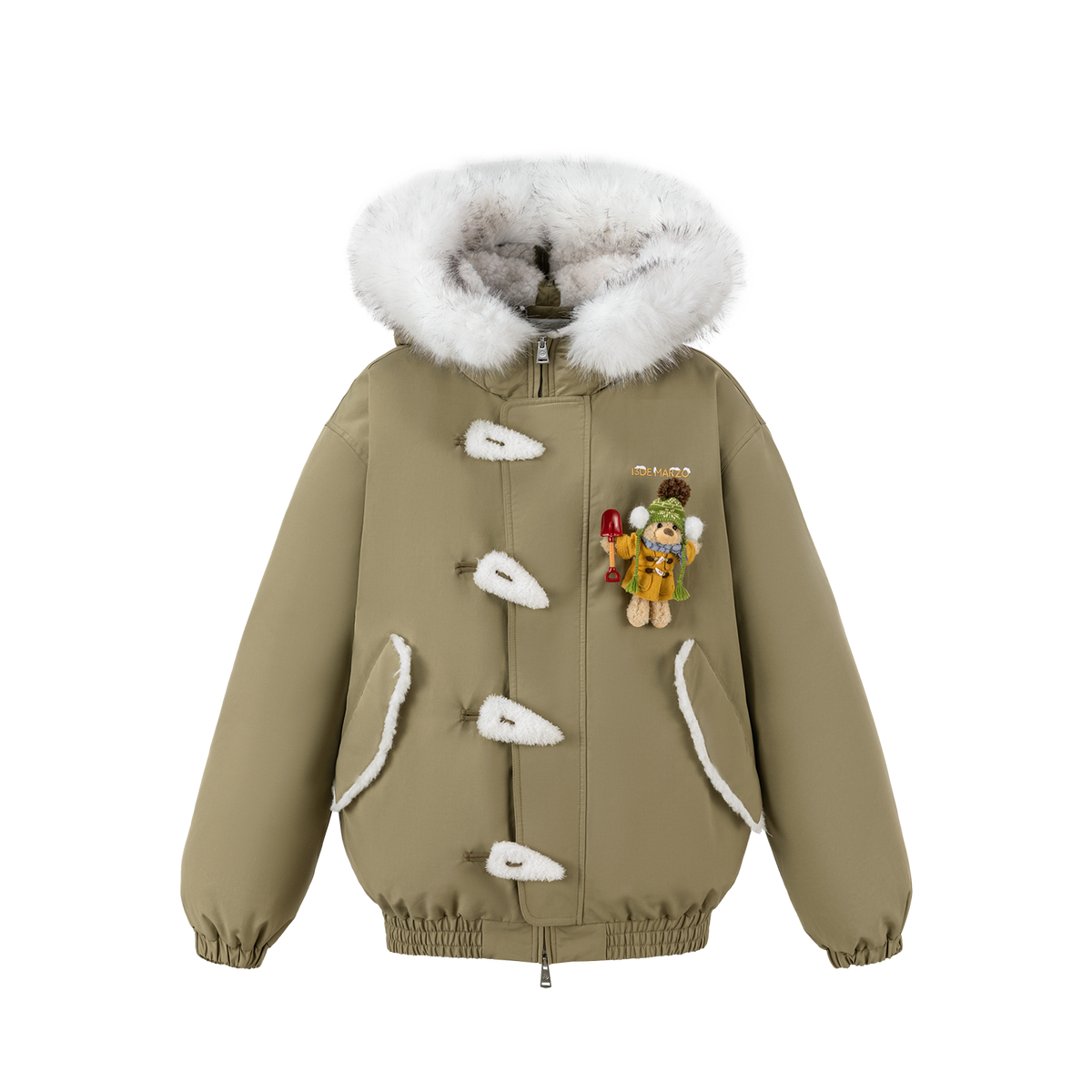 13DE MARZO Snow Bear Padded Jacket Green