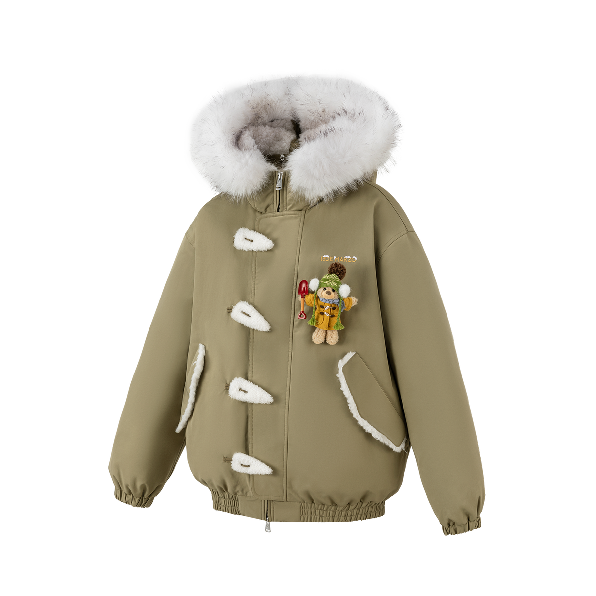 13DE MARZO Snow Bear Padded Jacket Green