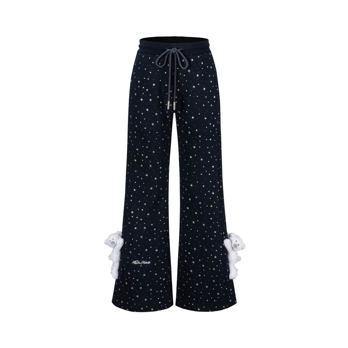 13DE MARZO Galaxy Spark Micro Flare Sweatpants Navy Blue