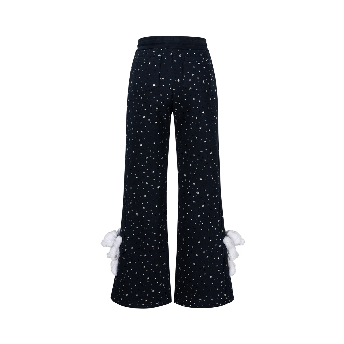 13DE MARZO Galaxy Spark Micro Flare Sweatpants Navy Blue