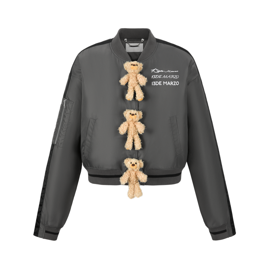 13DE MARZO Bear Button Pilot Jacket - 13DE MARZO