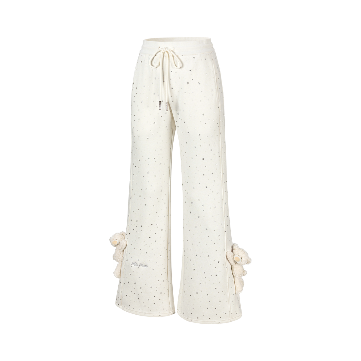 13DE MARZO Galaxy Spark Micro Flare Sweatpants Beige