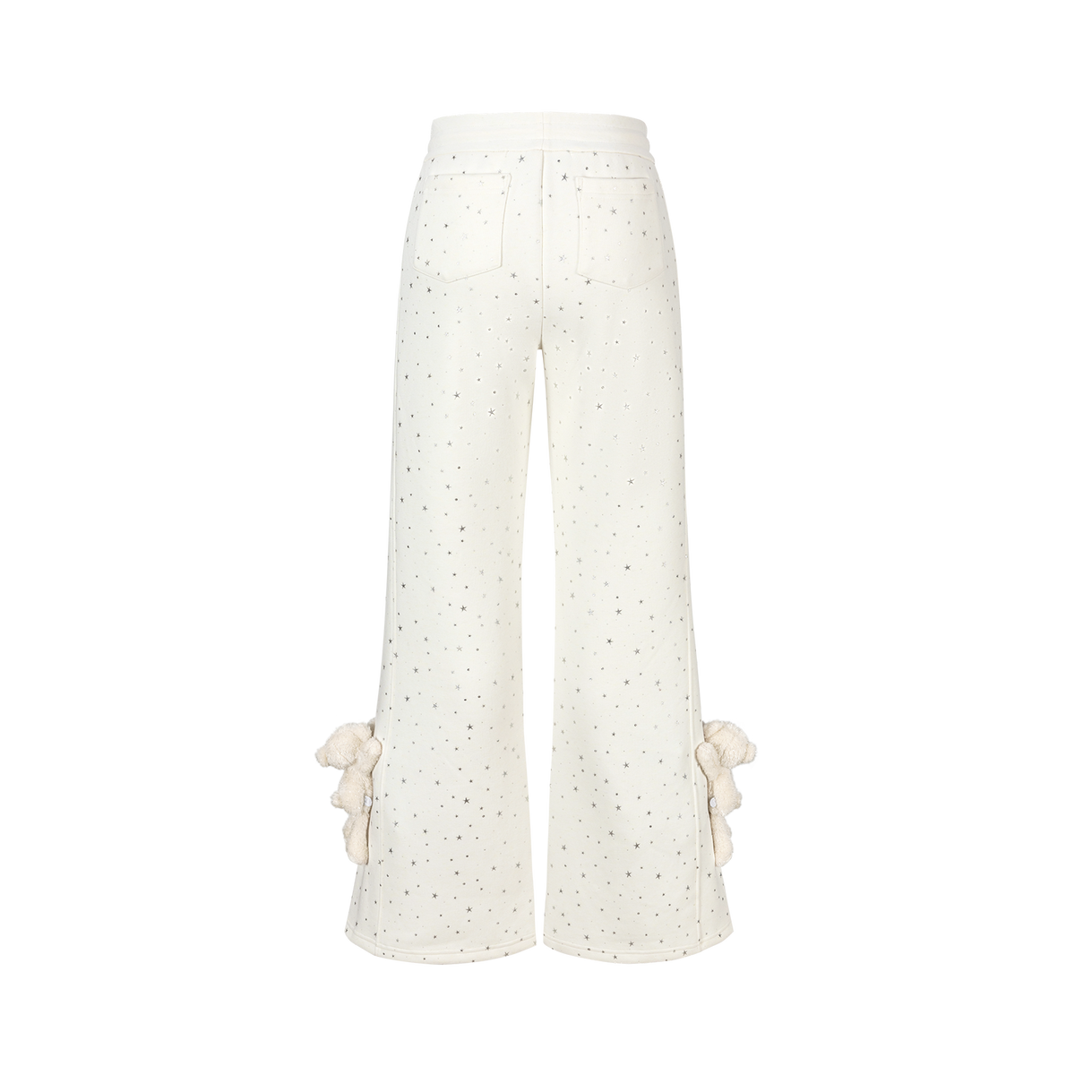 13DE MARZO Galaxy Spark Micro Flare Sweatpants Beige