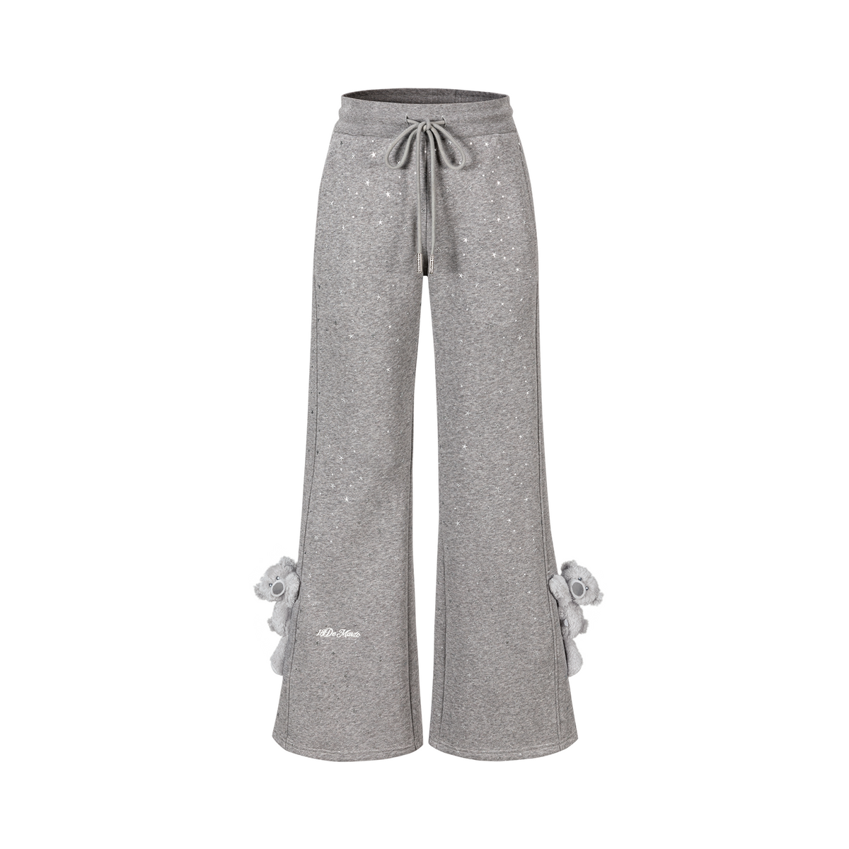 13DE MARZO Galaxy Spark Micro Flare Sweatpants Grey