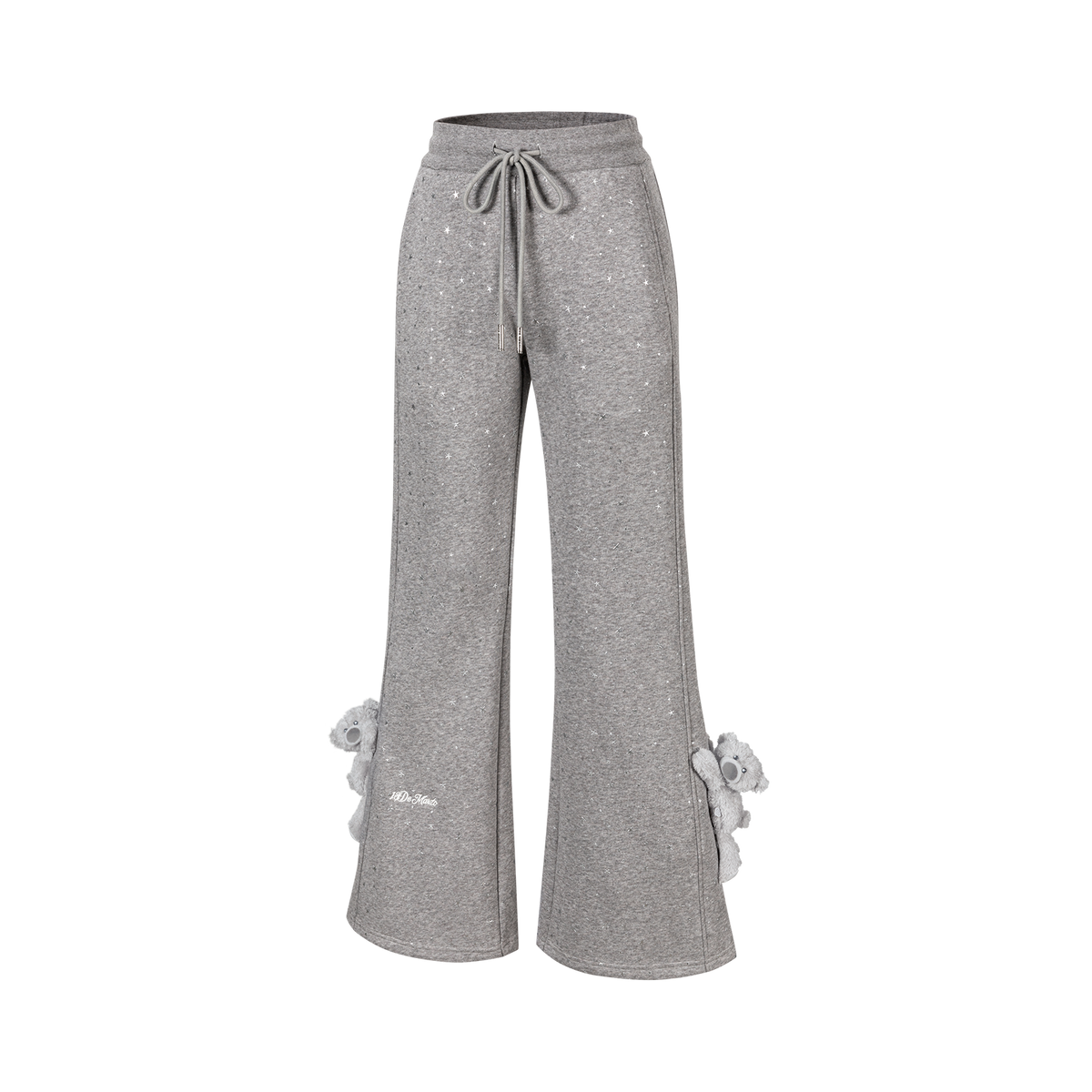 13DE MARZO Galaxy Spark Micro Flare Sweatpants Grey