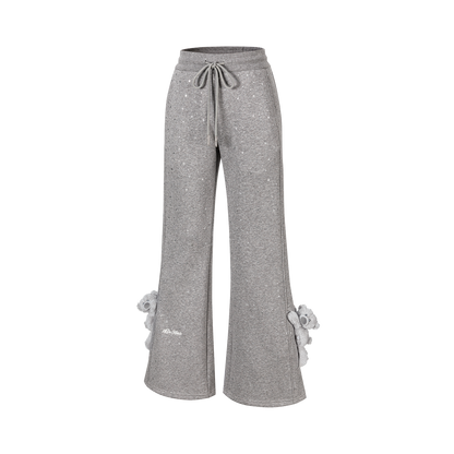 13DE MARZO Galaxy Spark Micro Flare Sweatpants Grey